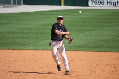 Craig Massey plays shortstop for the Wildcats
